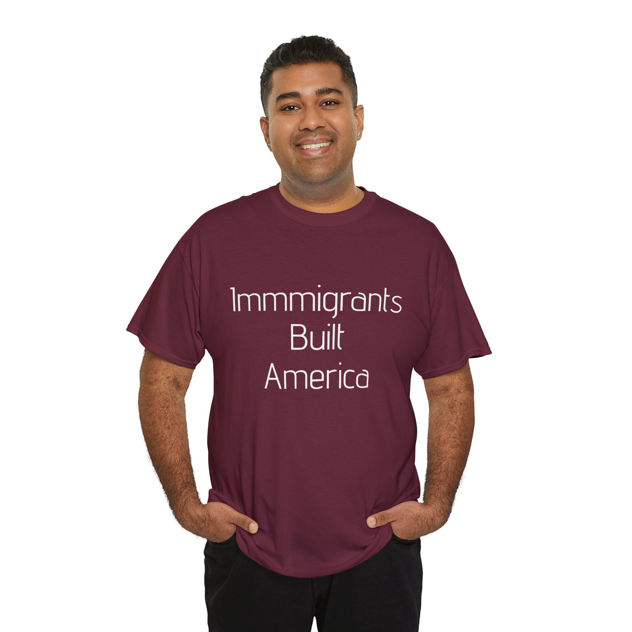 Immigrants Built America Tee - Multiple colors available