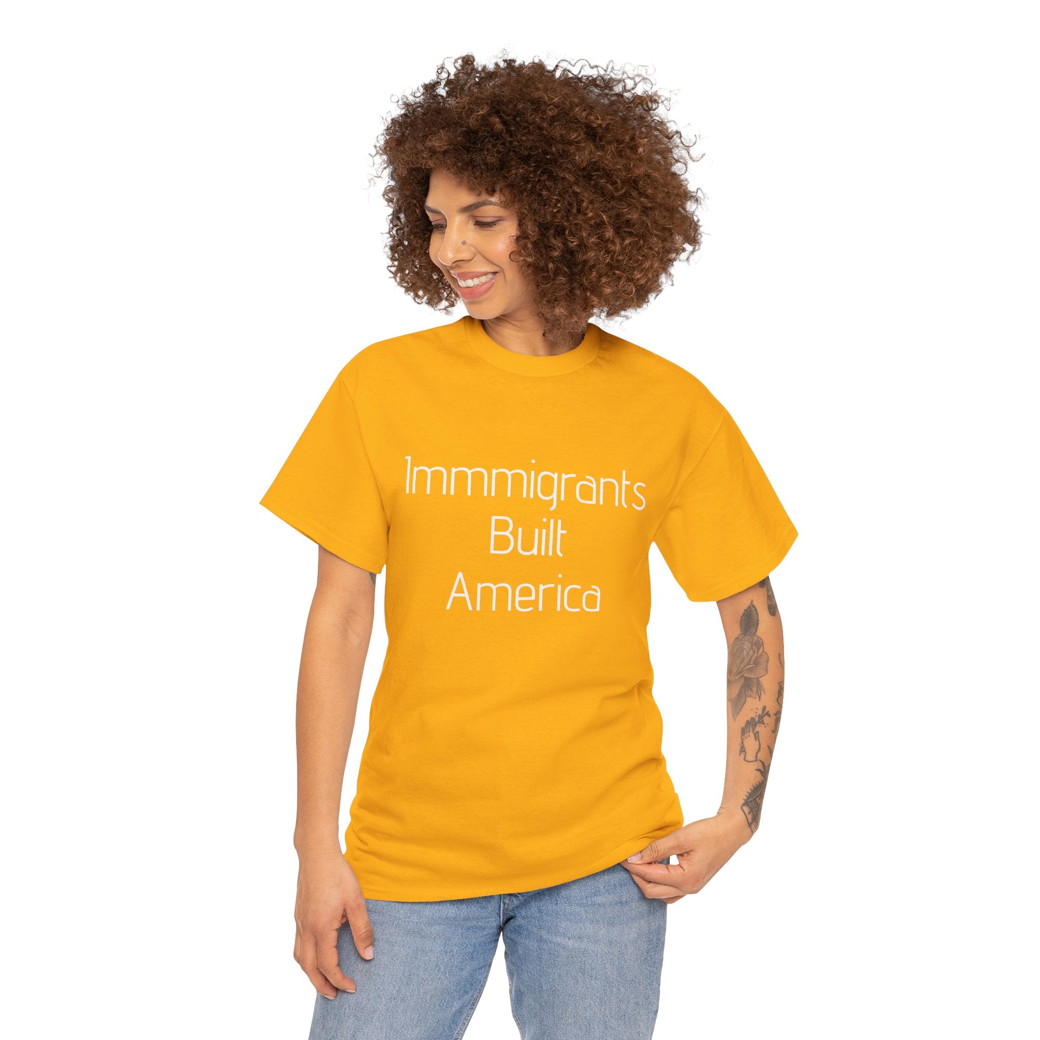 Immigrants Built America Tee - Multiple colors available