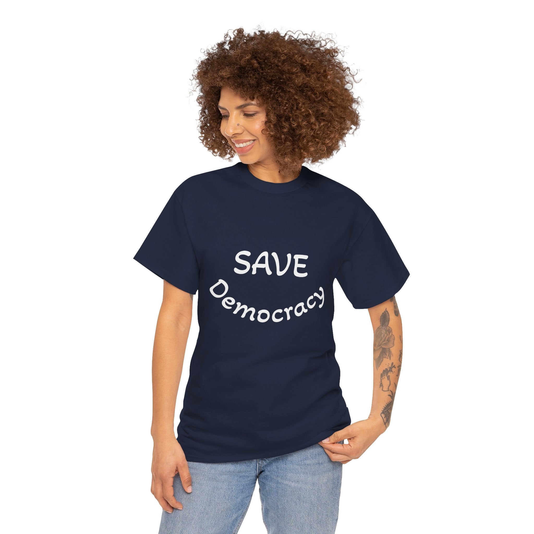 Save Democracy tee - Multiple colors available