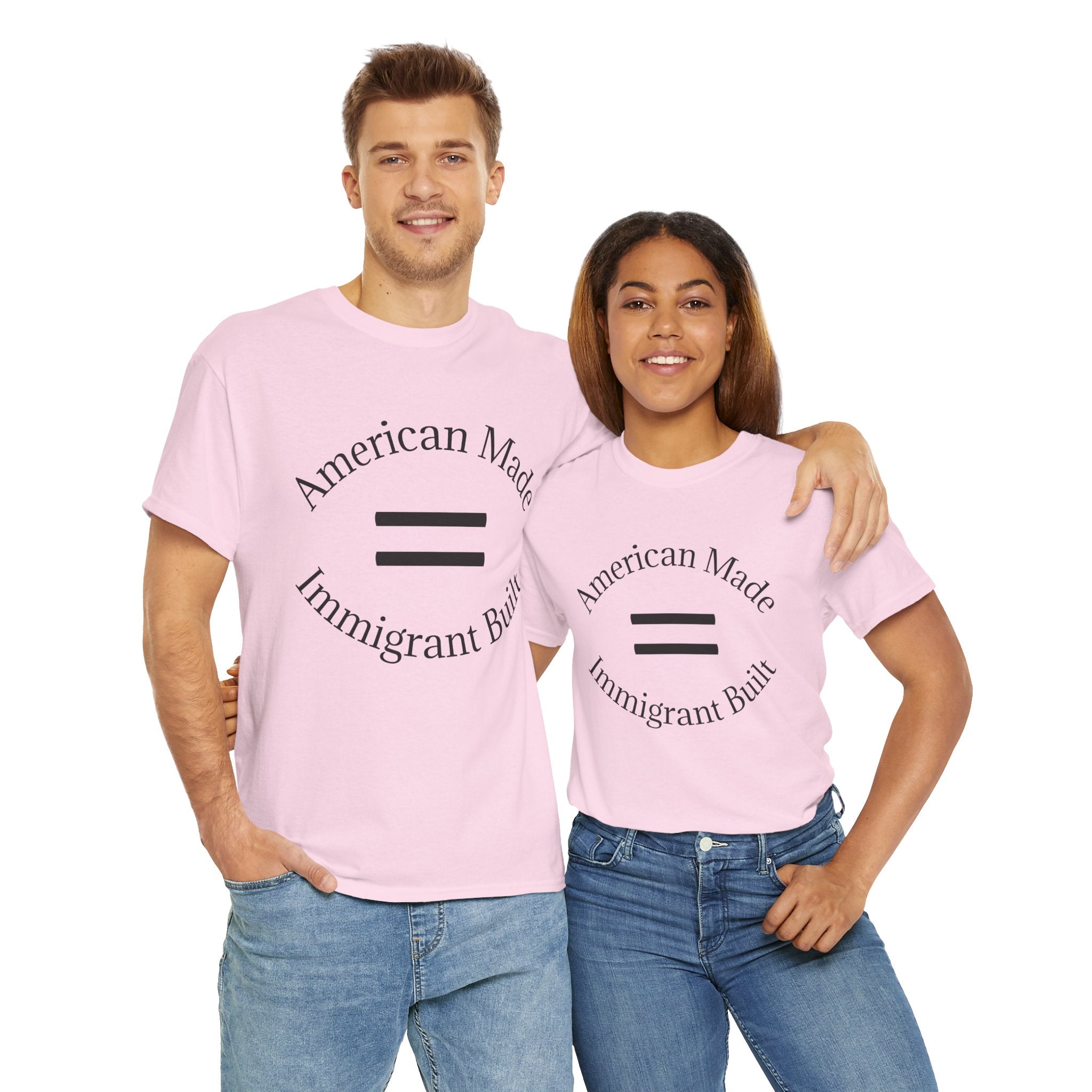 American Made, Immigrant Built Tee - Multiple colors available