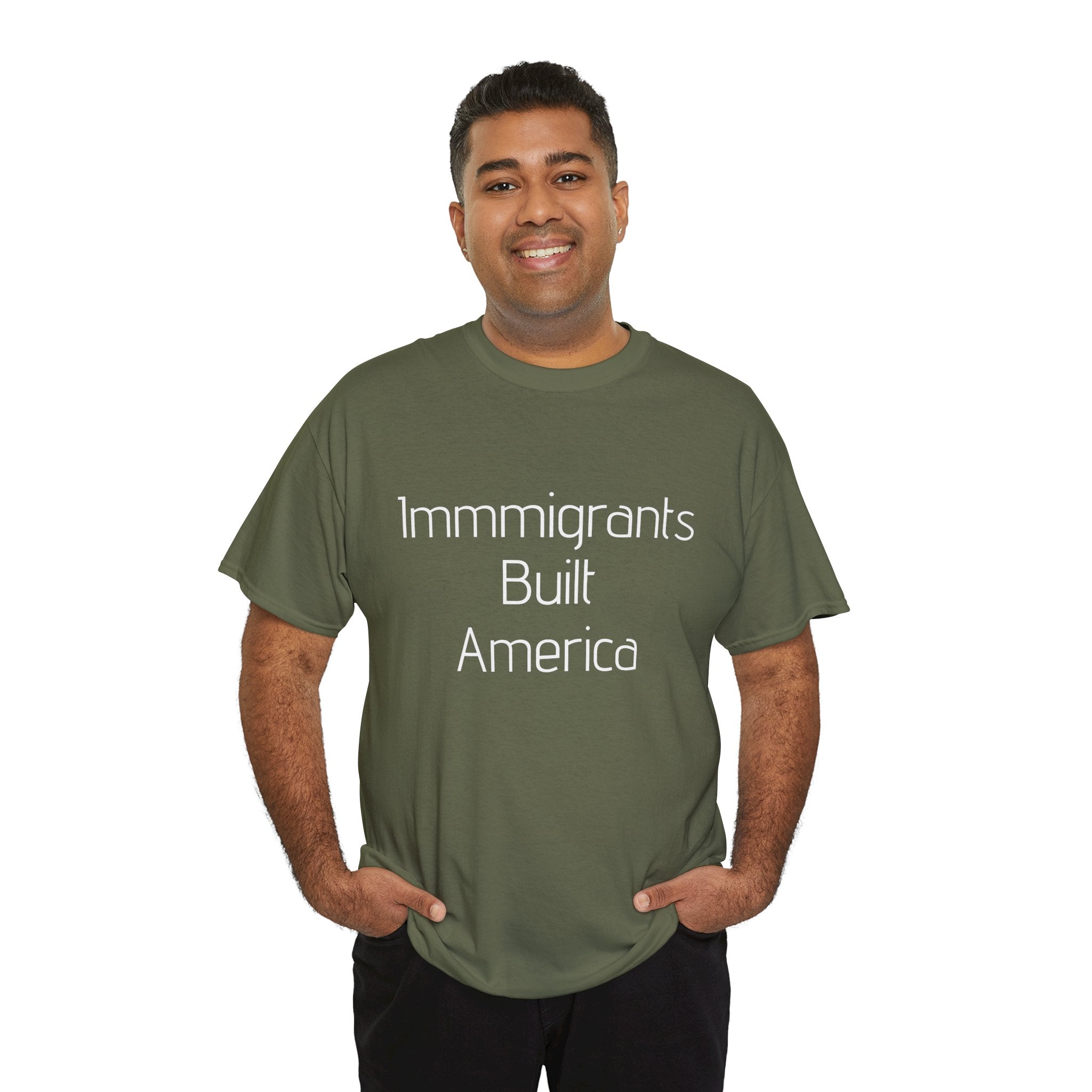 Immigrants Built America Tee - Multiple colors available