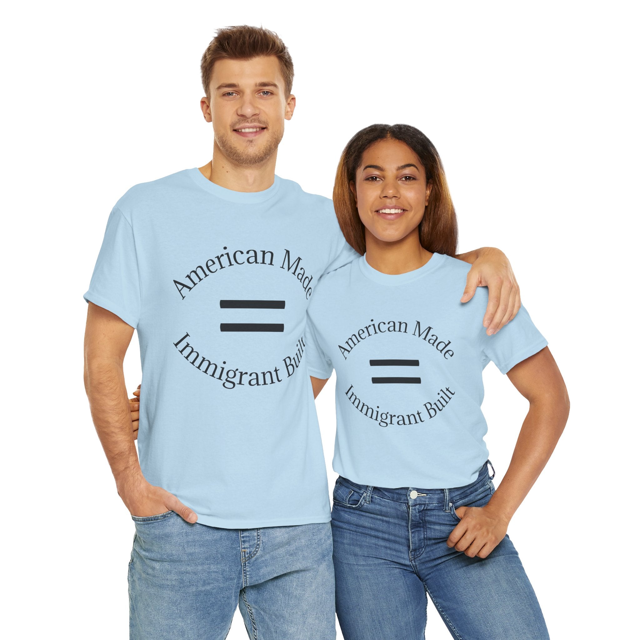 American Made, Immigrant Built Tee - Multiple colors available