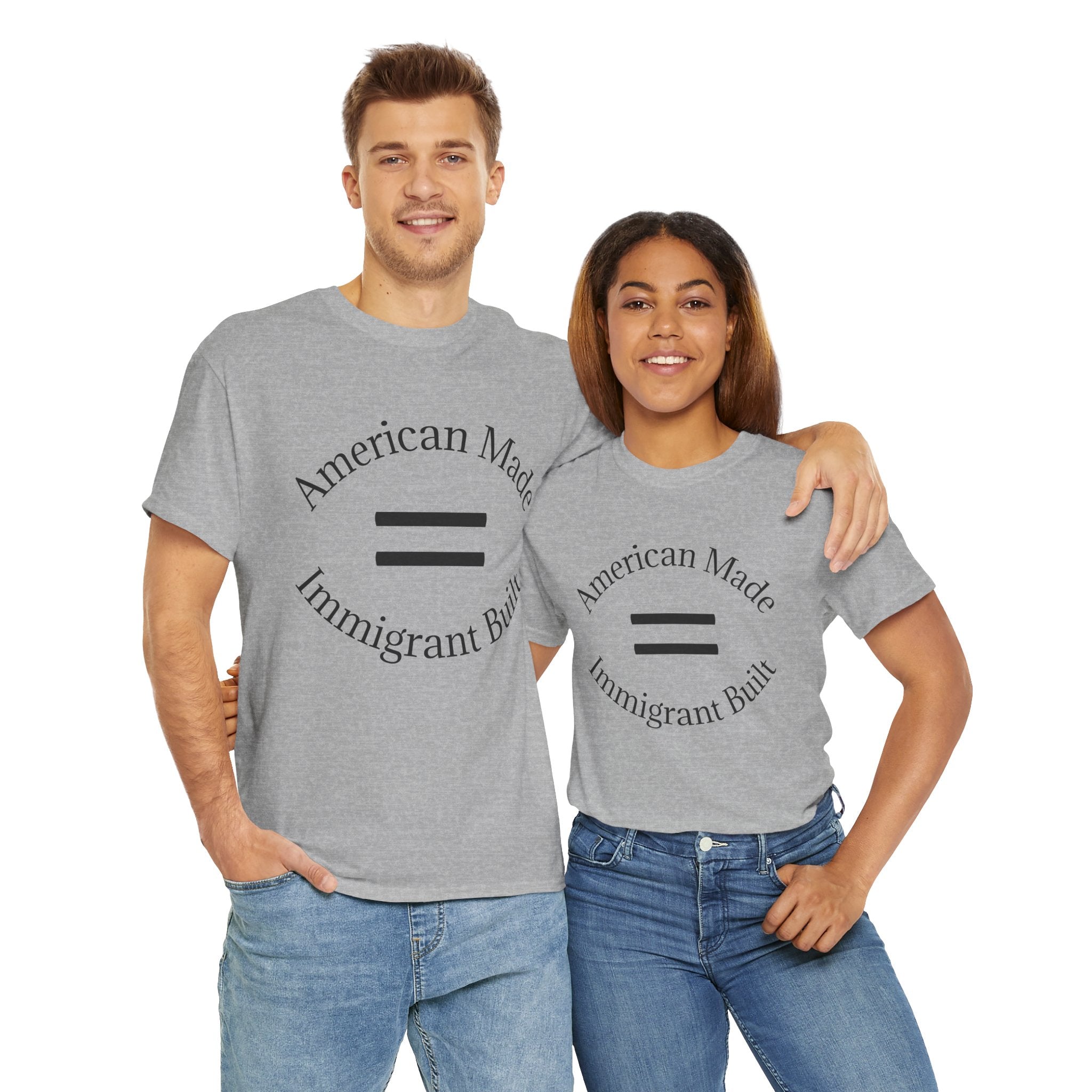 American Made, Immigrant Built Tee - Multiple colors available