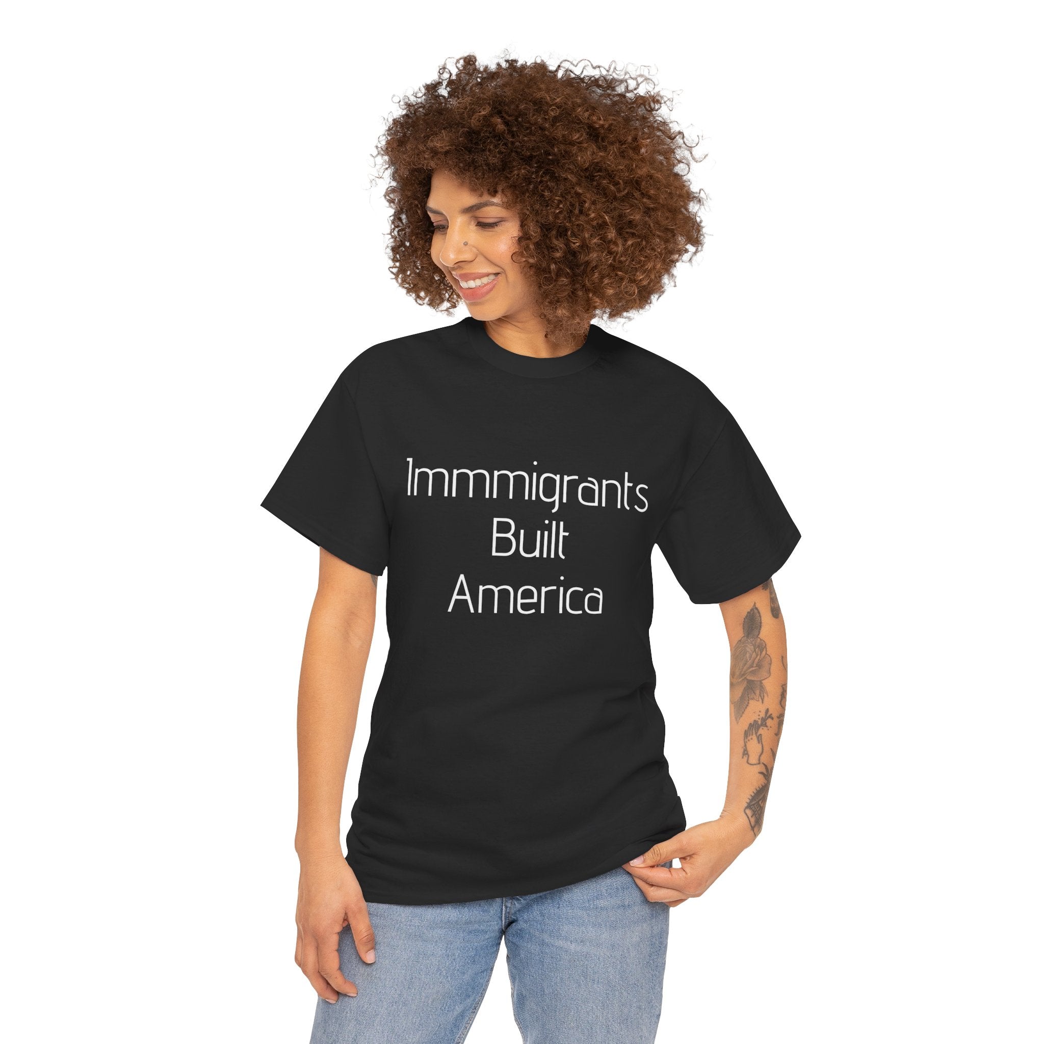 Immigrants Built America Tee - Multiple colors available