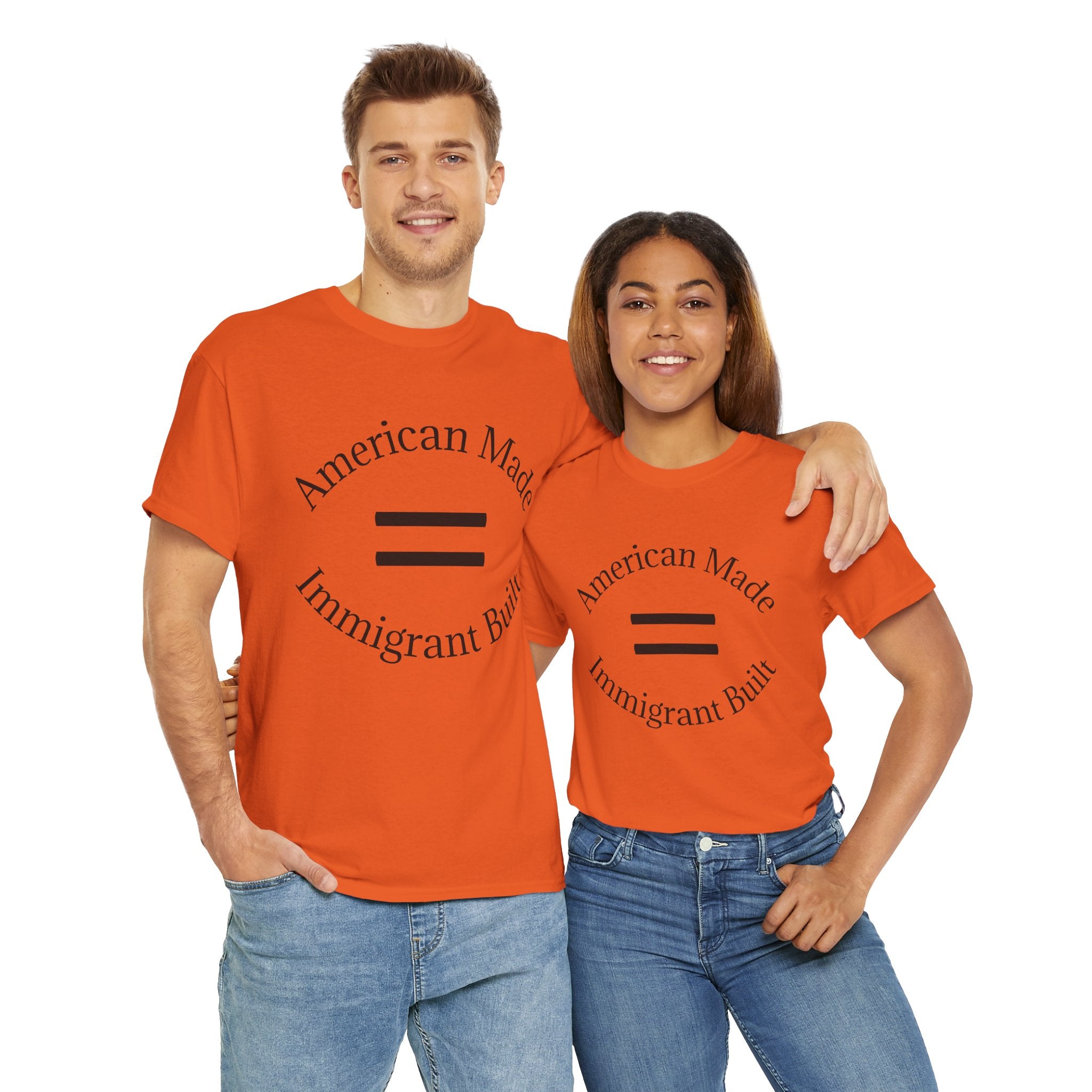 American Made, Immigrant Built Tee - Multiple colors available