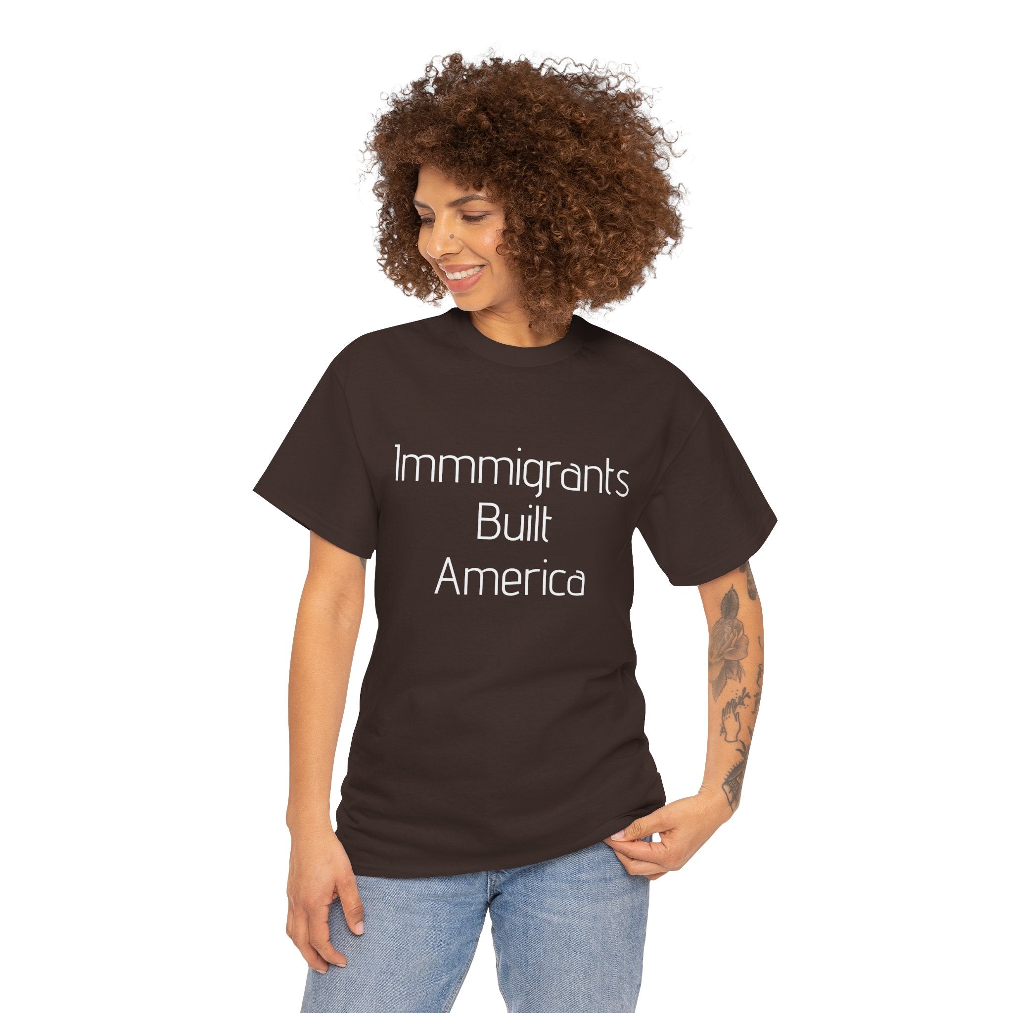 Immigrants Built America Tee - Multiple colors available