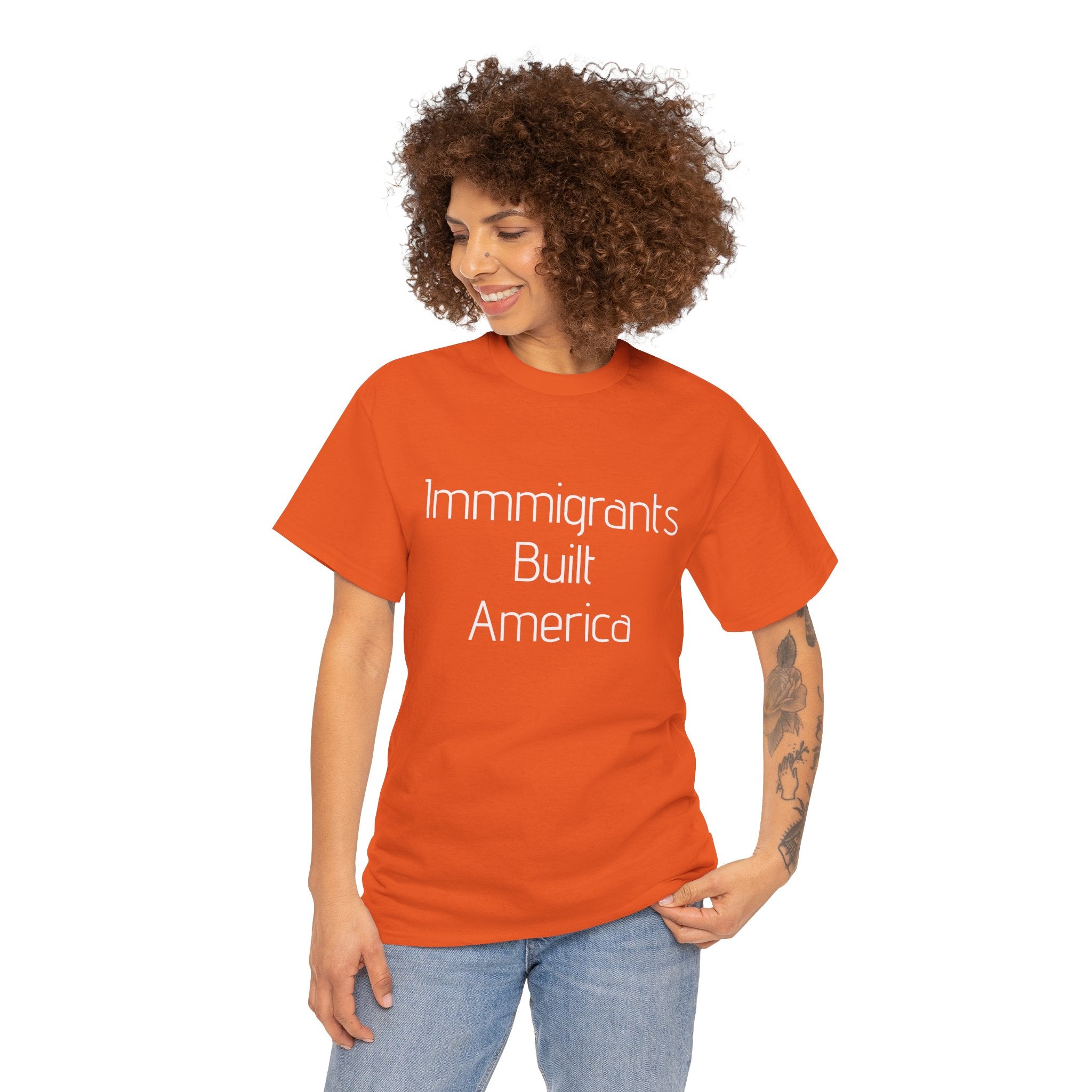 Immigrants Built America Tee - Multiple colors available