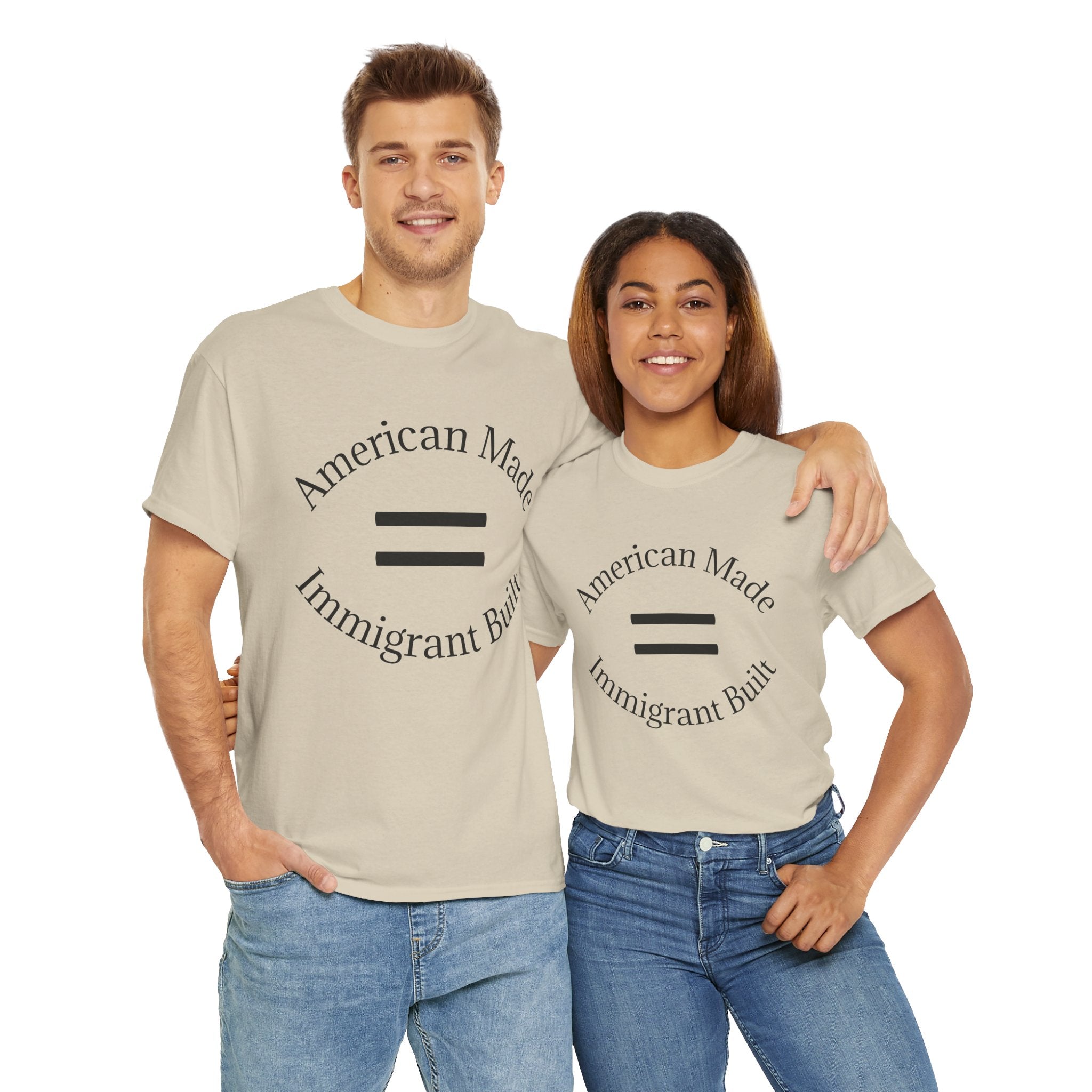 American Made, Immigrant Built Tee - Multiple colors available