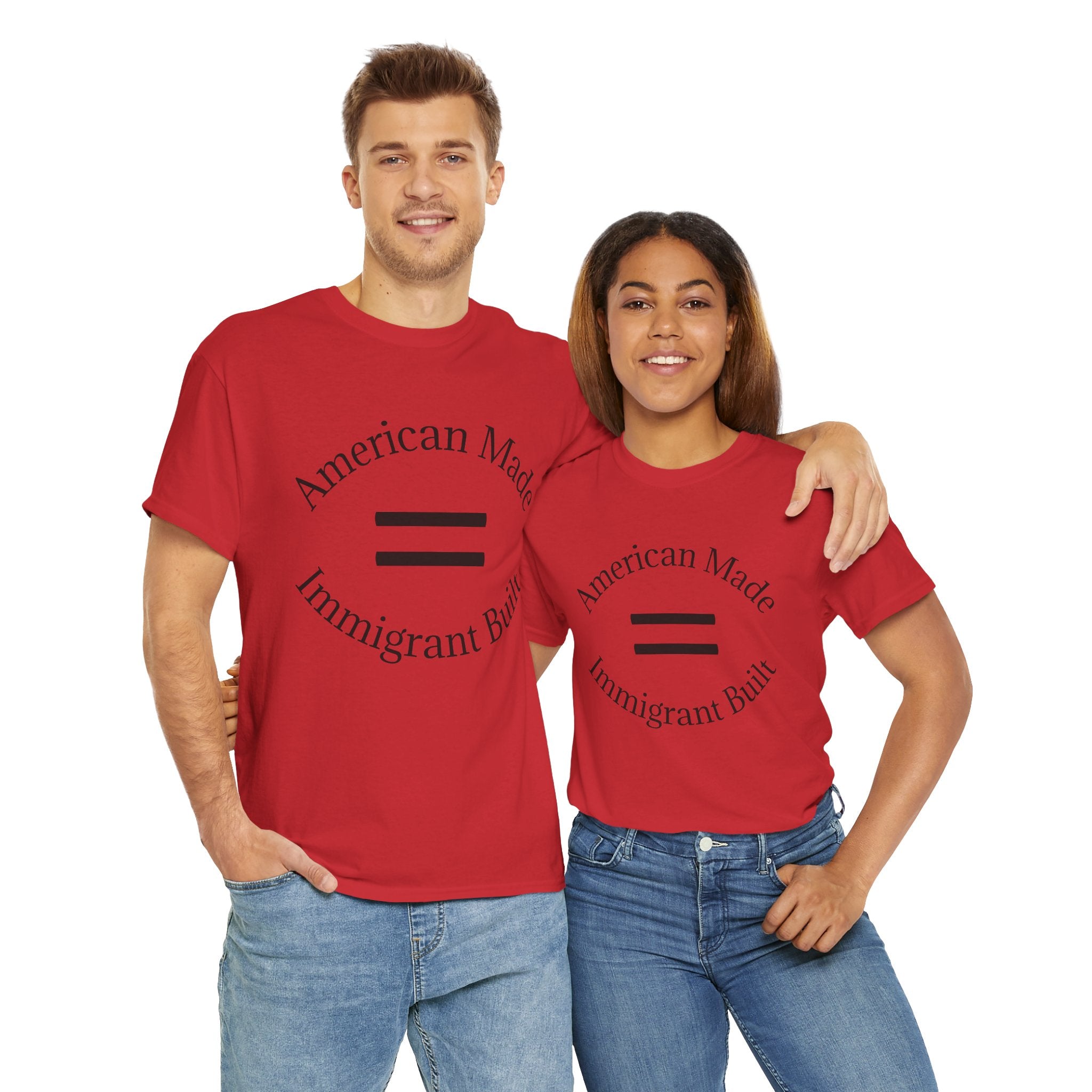 American Made, Immigrant Built Tee - Multiple colors available