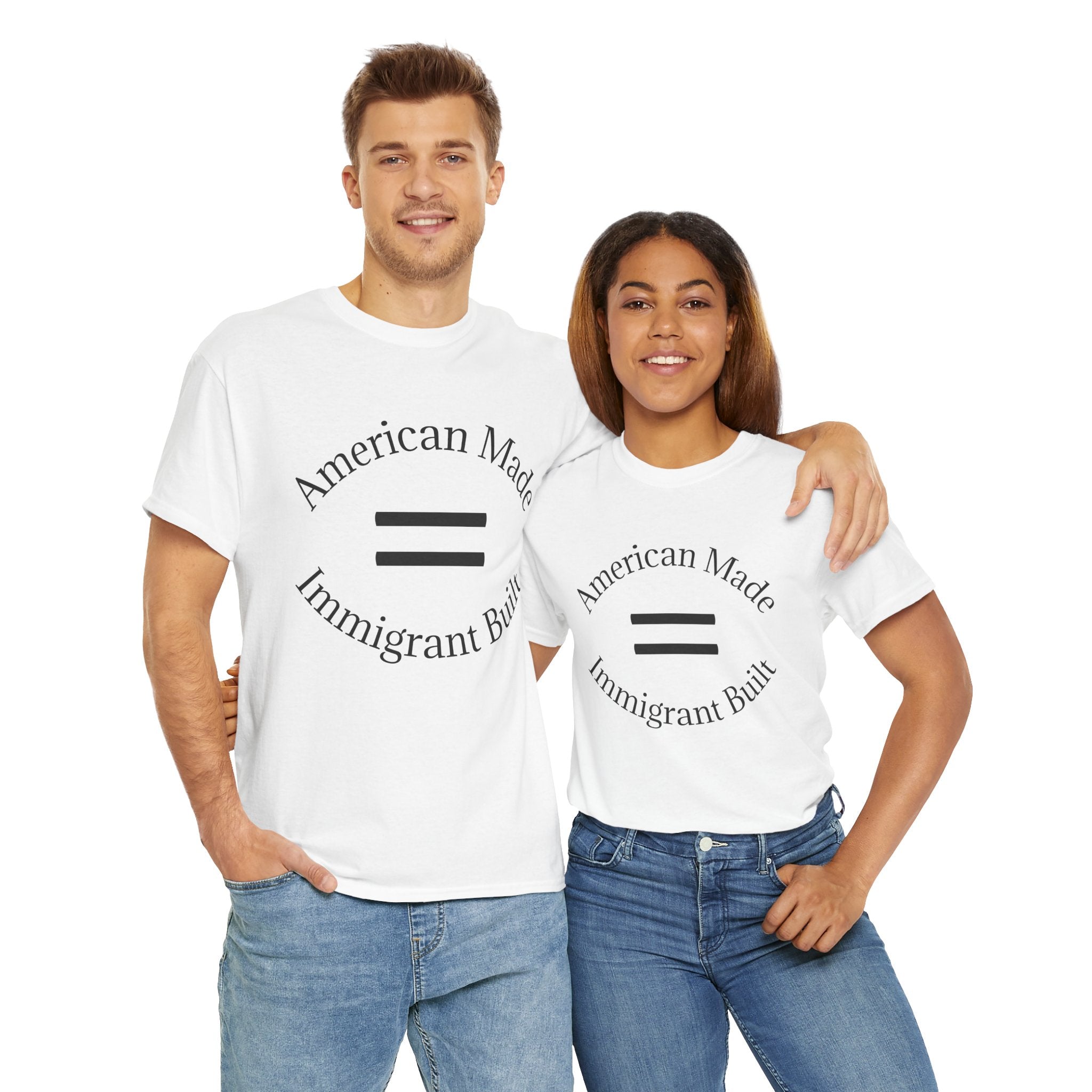 American Made, Immigrant Built Tee - Multiple colors available