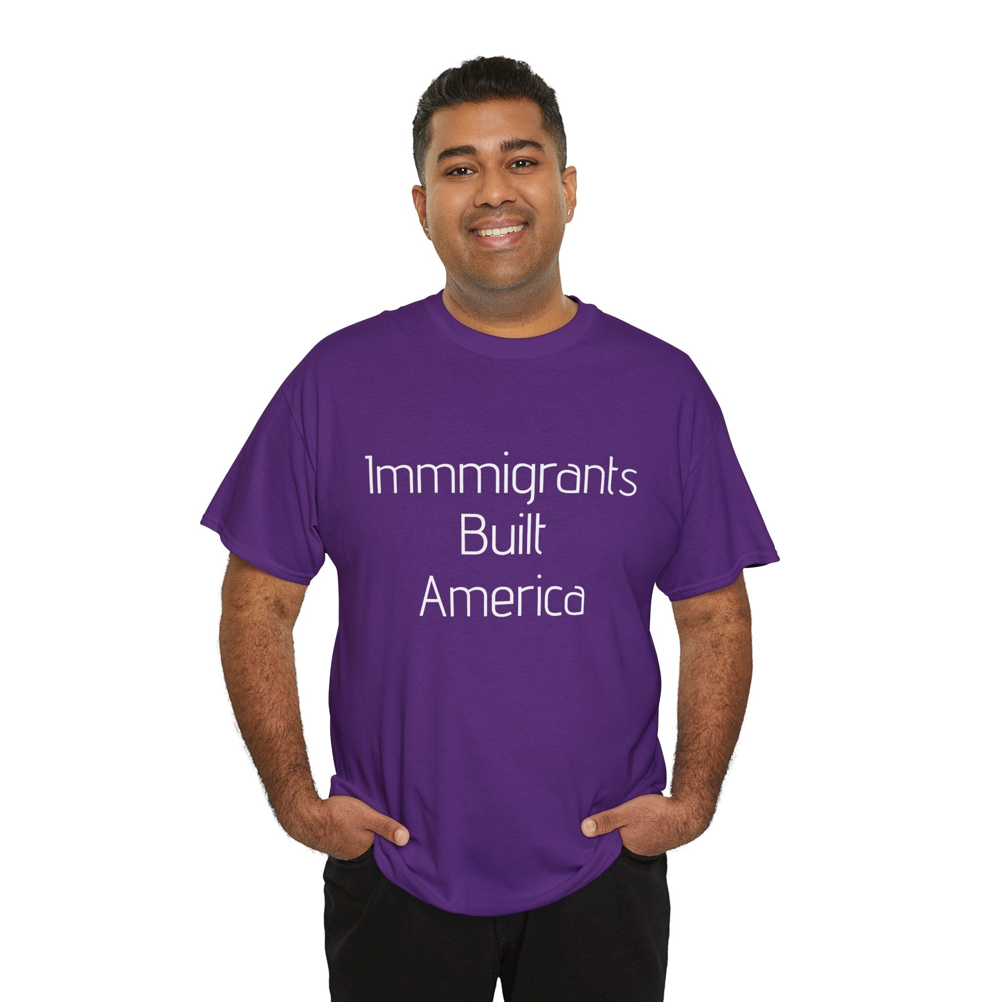 Immigrants Built America Tee - Multiple colors available