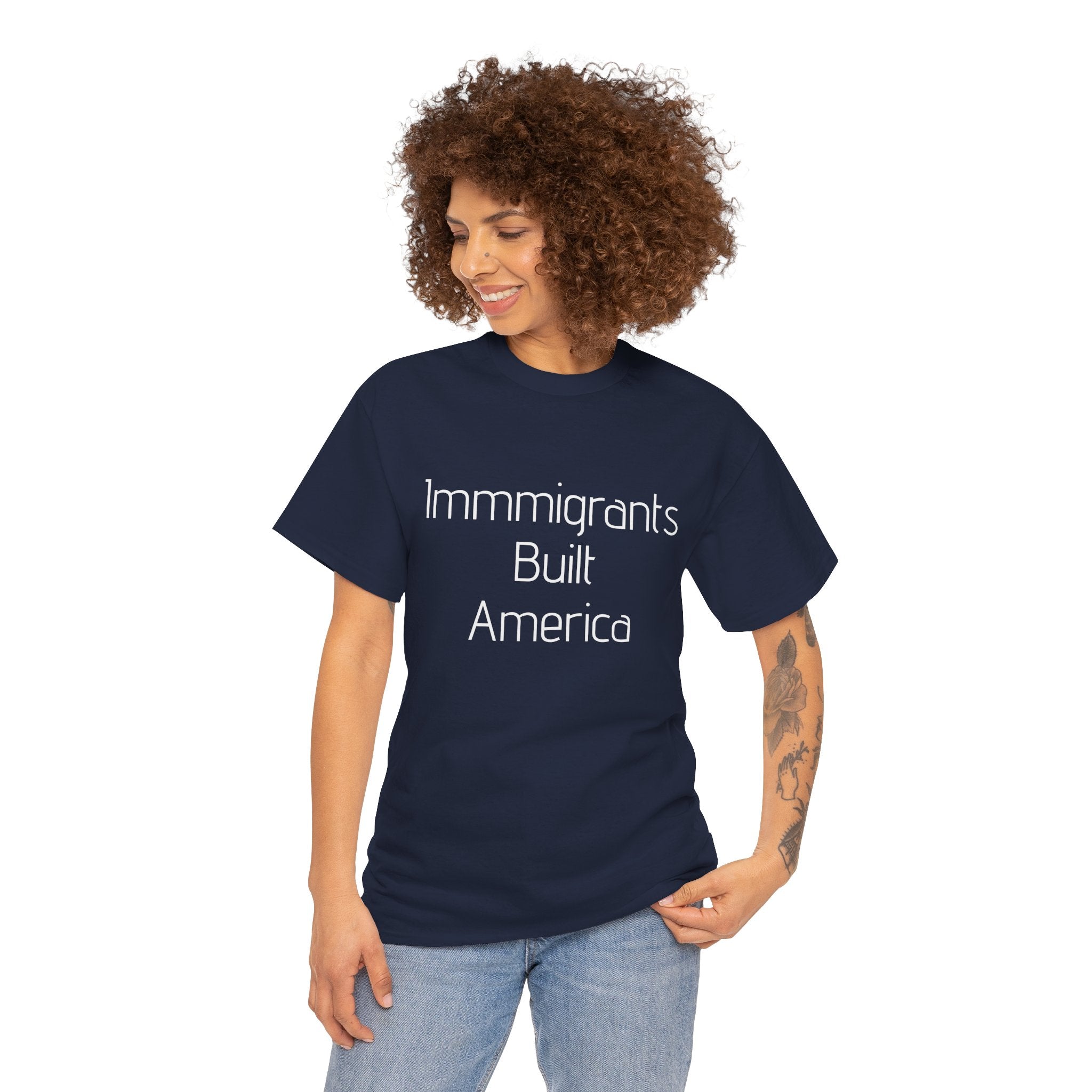 Immigrants Built America Tee - Multiple colors available