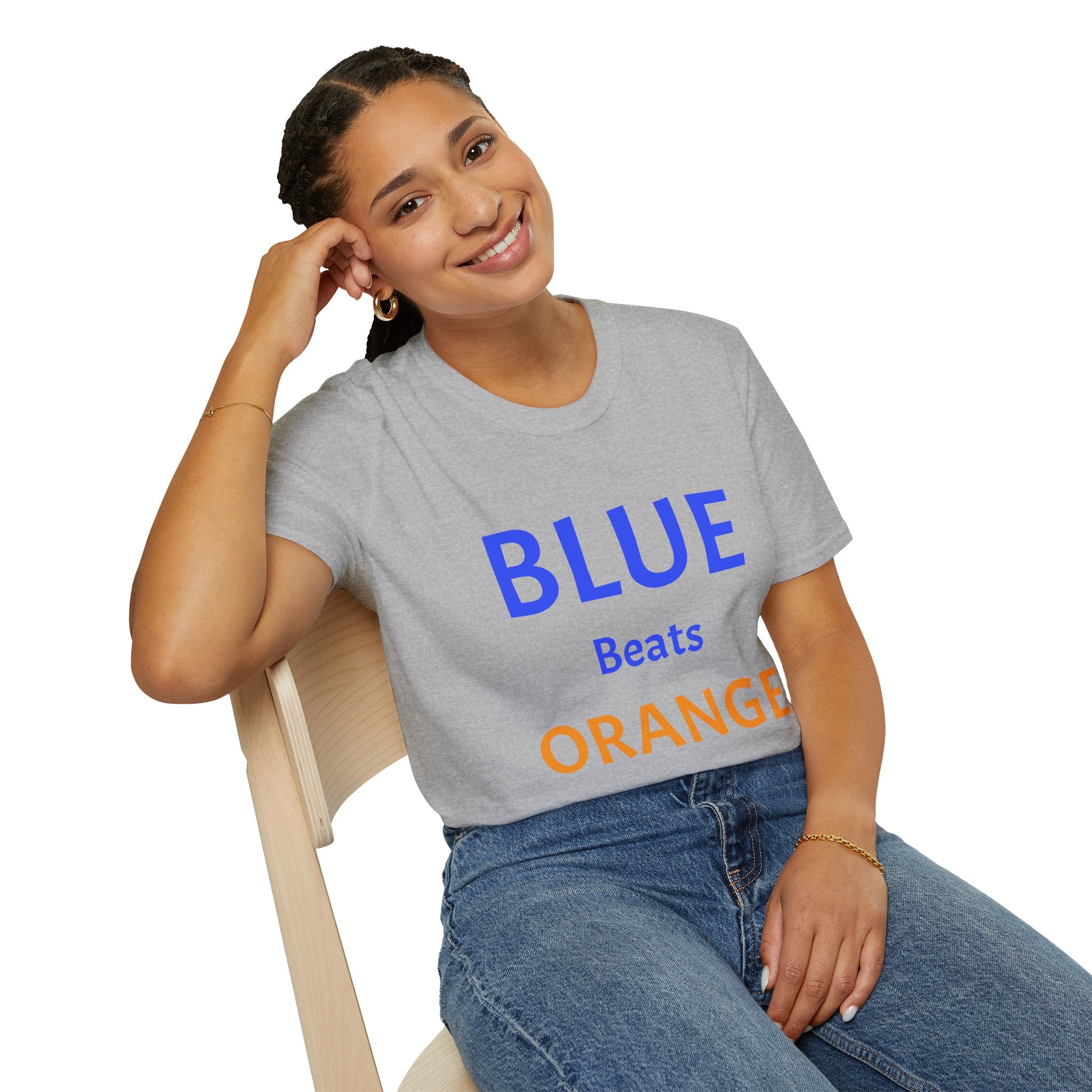 Blue Beats Orange Tee - 5 colors available