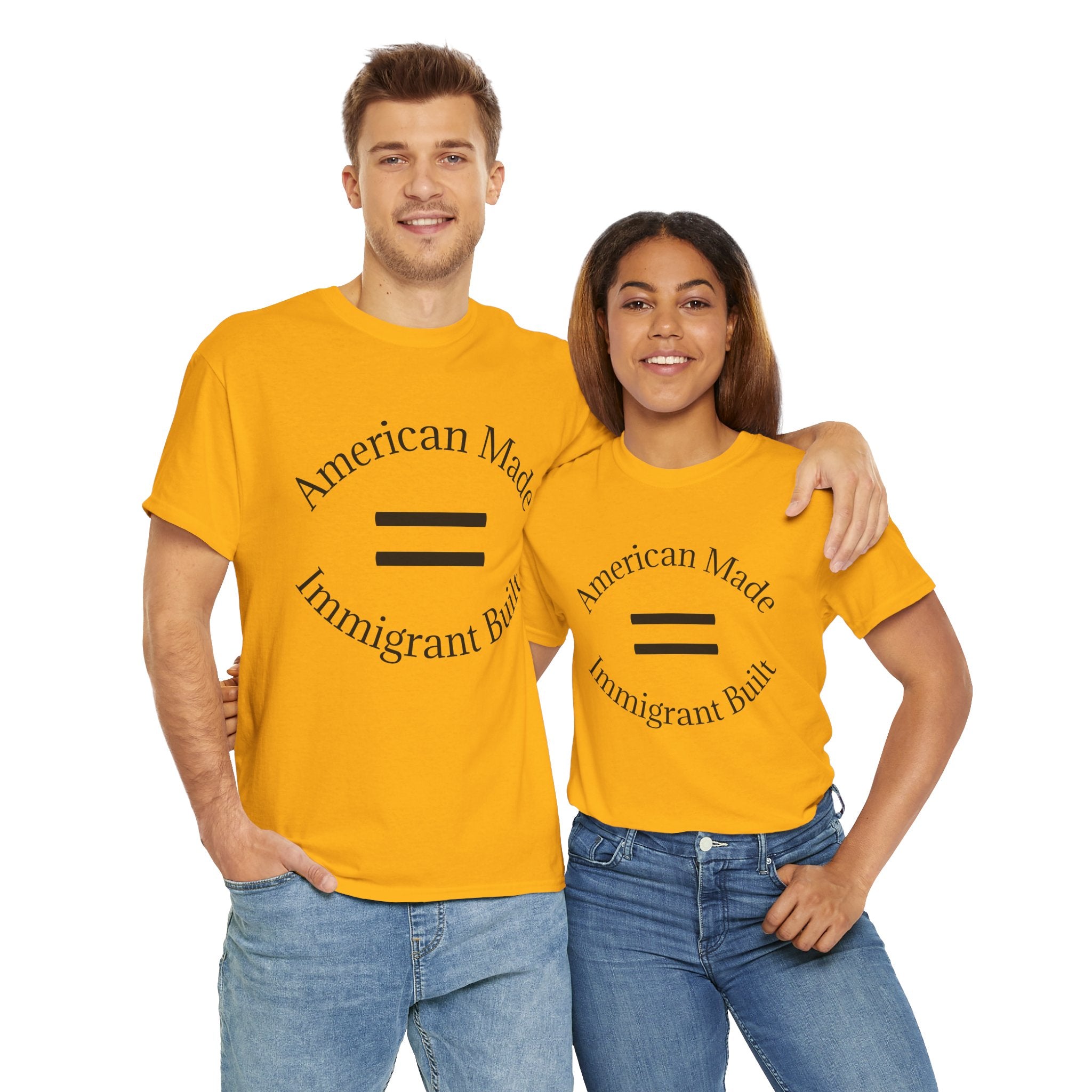 American Made, Immigrant Built Tee - Multiple colors available